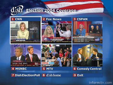 DISH Network Election 2004 Coverage