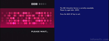 BBC Test the Nation – Please wait – The BBC Interactive Service is currently unavailable