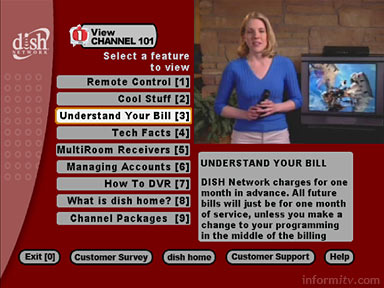 EchoStar Dish Network customer service application