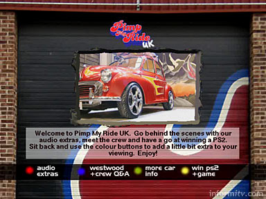 Concept application for Pimp My Ride for MTV UK