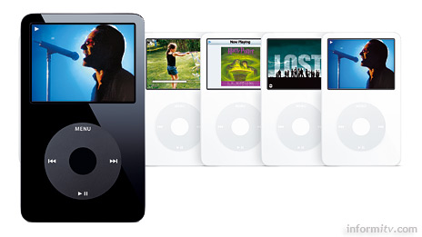 Apple iPod video line-up, Image: Apple