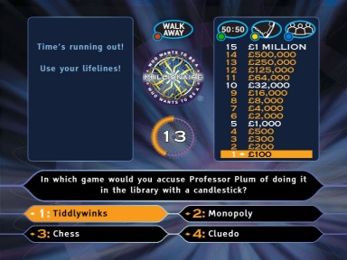 Two Way TV is to create an interactive game based on the Celador property Who Wants to be a Millionaire for the NTL and Telewest cable television platforms in the UK.