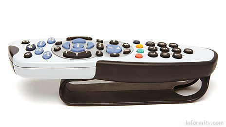 Sky Easy Grip remote with clearer buttons and either a hand strap or texture grip.