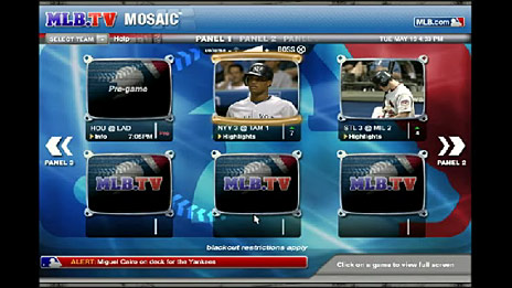 Ensequence software used to produce the Major League Baseball broadband interactive application.