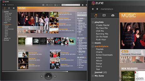 Microsoft Zune Marketplace online subscription and retail service 