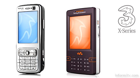 Mobile network operator 3 offers mobile broadband including video for flat fee. The first handsets to support the service will be the Nokia N73 and the Sony Ericsson W950i Walkman phone.