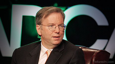 Eric Schmidt, the chief executive of Google at NAB 2007. Photo: NAB.