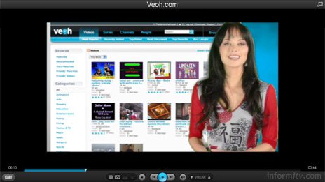 VeohTV from Veoh Networks provides a browser application that delivers online video promise.