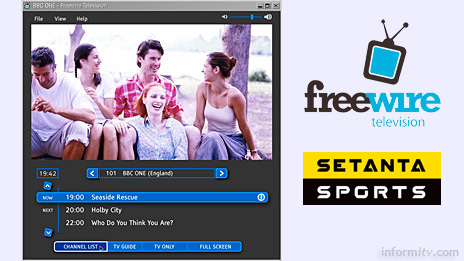 Freewire TV will include Setanta Sports 1 in its bundle of premium channels.