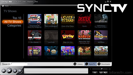 The SyncTV application promises an open platform for programme downloads.