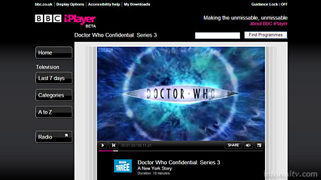 The BBC iPlayer now uses Adobe Flash to stream video on demand.