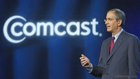 Brian Roberts, the chief executive of Comcast, delivering a keynote address at the International CES 2008.