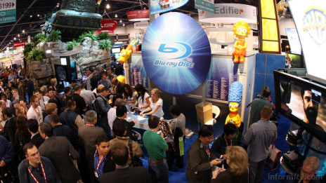 Blu-ray appeared to be gaining ground at the International CES in Las Vegas.