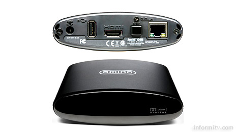 The Amino AmiNET130M claims to be the first fully digital high-definition IPTV set-top box. It has no analogue connections, only HDMI and SPDIF digital outputs.