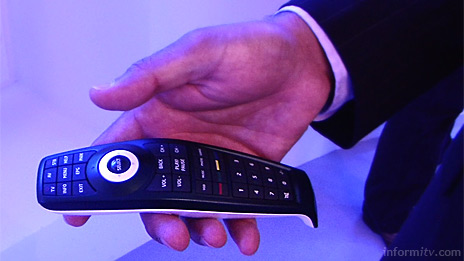 Universal Electronics Dolphin remote control based on Freespace motion control technology from Hillcrest Labs.