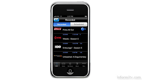 The AT&T Mobile Remote Access application for the Apple iPhone or iPod Touch.