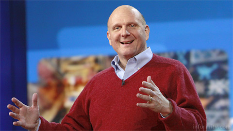 Steve Ballmer, the chief executive of Microsoft at CES 2010. Photo: CES.