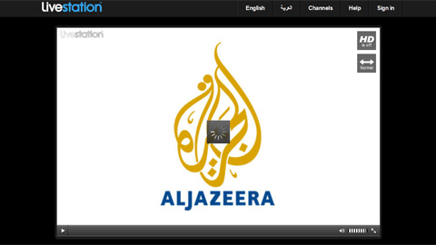 Al Jazeera is one of the global news channels available online through Livestation.