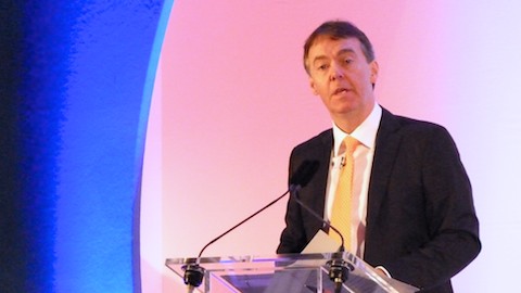 Jeremy Darroch, the chief executive of British Sky Broadcasting, speaking at the FT Digital Media and Broadcasting Conference. Photo: informitv