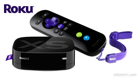 Roku 2 XS with Game Remote using HillCrest Labs Freespace technology.