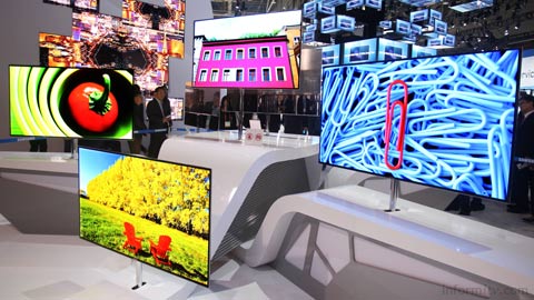 Samsung 55-inch OLED display.