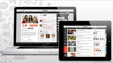 Zeebox connects users with television through Twitter and Facebook.