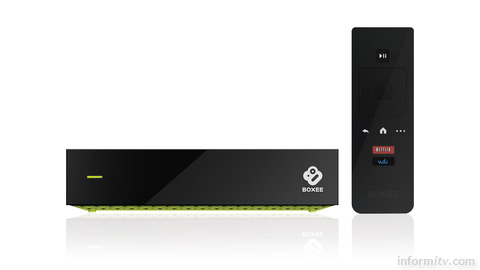 Boxee TV box offers unlimited cloud-based storage.