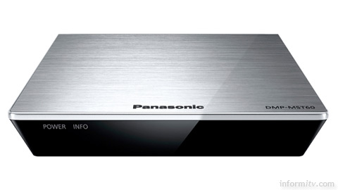 Panasonic DMP-MST60 media streamer supports Miracast display monitoring from compatible Android devices.