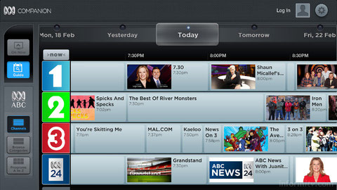 The ABC Companion provides a programme guide but only to ABC channels.