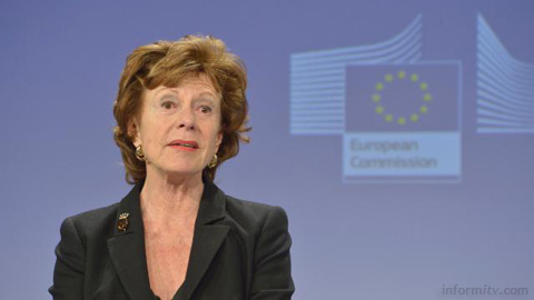 Neelie Kroes, Vice-President of the EC in charge of the Digital Agenda for Europe. Photo: EC Audiovisual service.