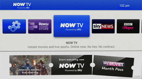 The Sky NOW TV box is available for less than ten pounds.