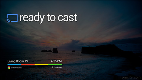 Google Chromecast device relies on apps for remote control.