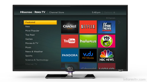 Roku TV from Hisense. Photo: Roku.