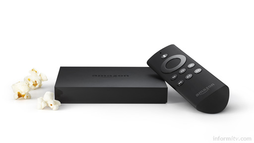 Amazon Fire TV box with voice activated remote control. Photo: Amazon.