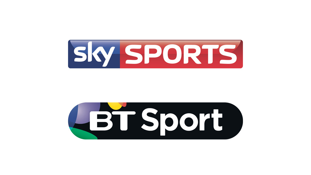 Sky Sports and BT Sport logos