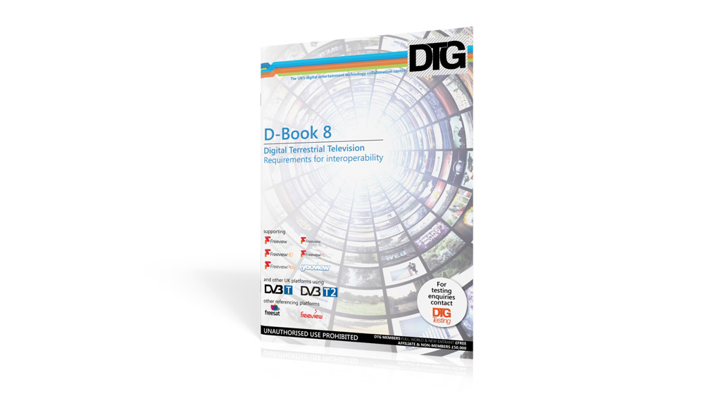 DTG D-Book 8 Digital Terrestrial Television specification for the United Kingdom.