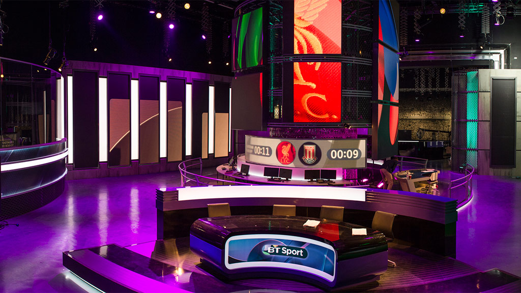 BT Sport studio. Photo: Timeline TV.