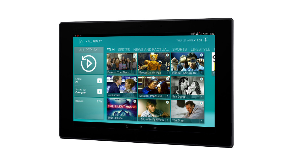 EE TV tablet app. Image: EE