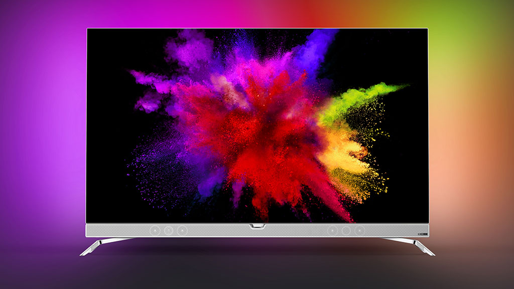 Philips 901-F 4K OLED TV with Ambilight. Picture: Philips.