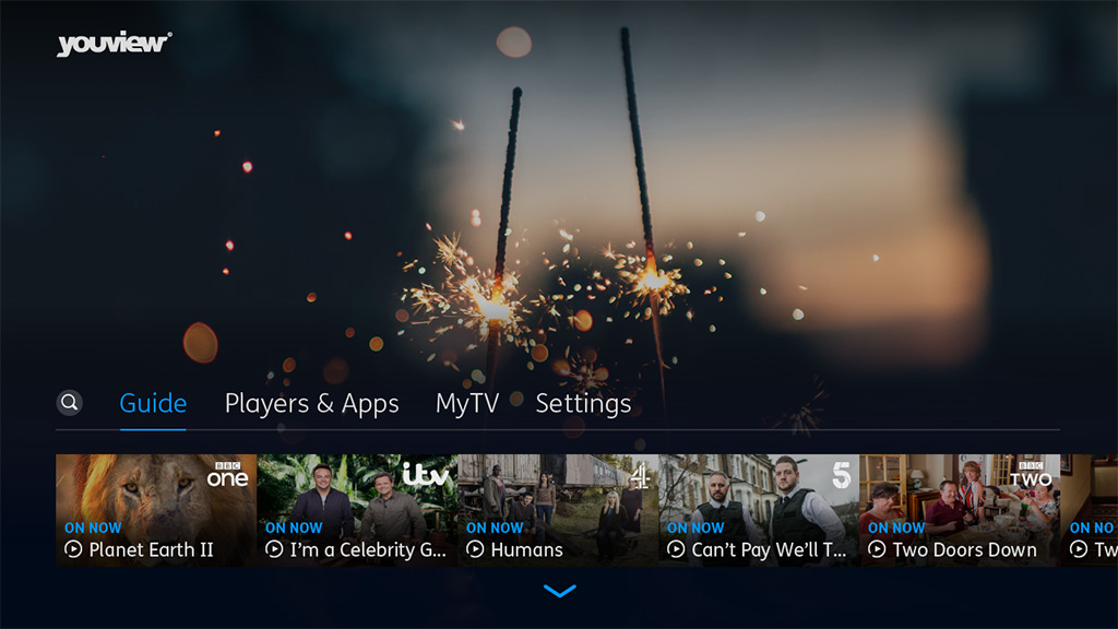 YouView user interface. Image: YouView.