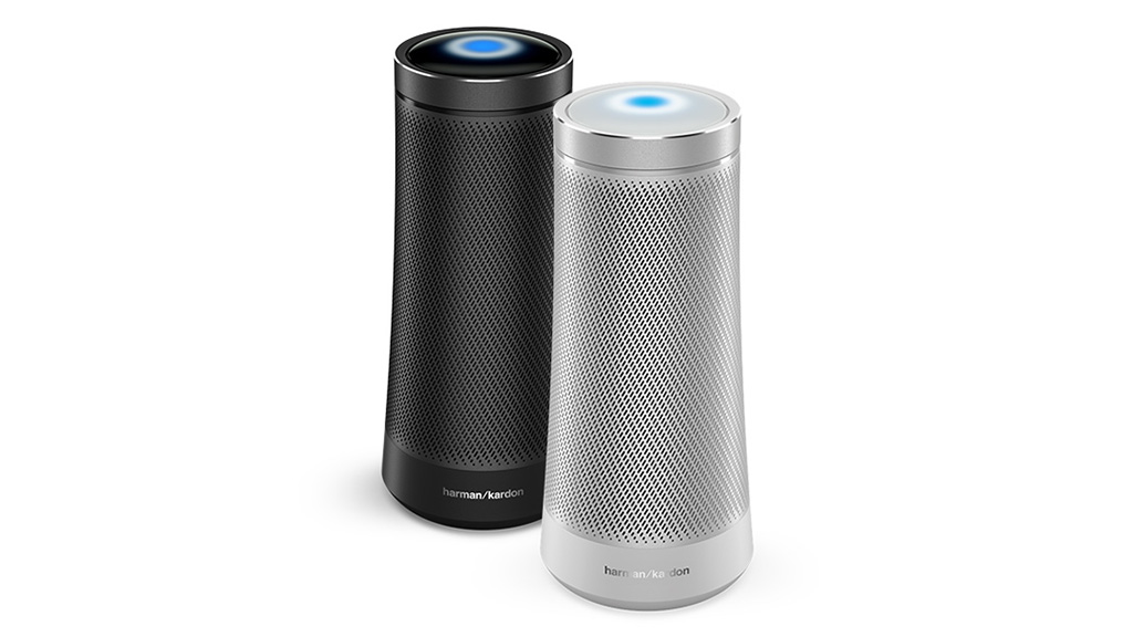 Harman Kardon Invoke smart speaker with Microsoft Cortana.