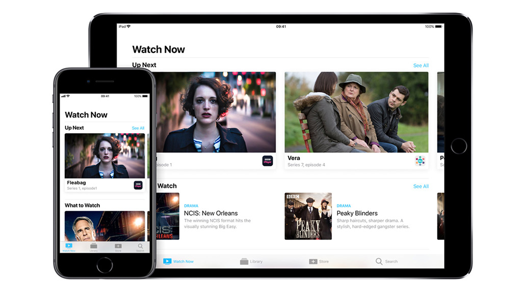 Apple TV app on iPhone and iPad. Image: Apple.