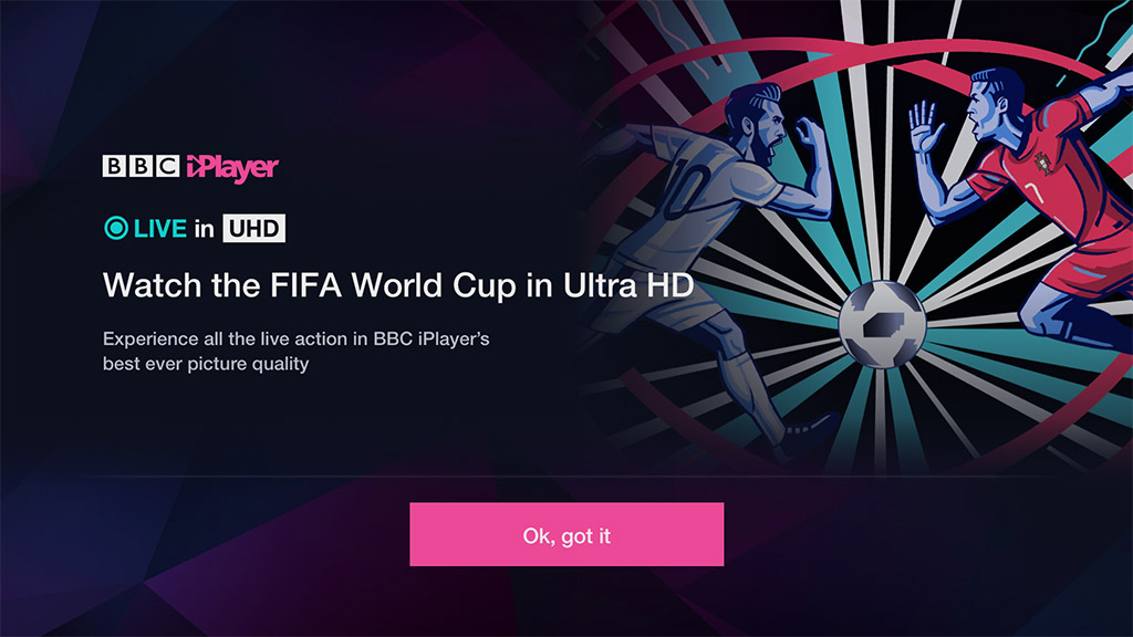 World Cup Ultra HD BBC iPlayer