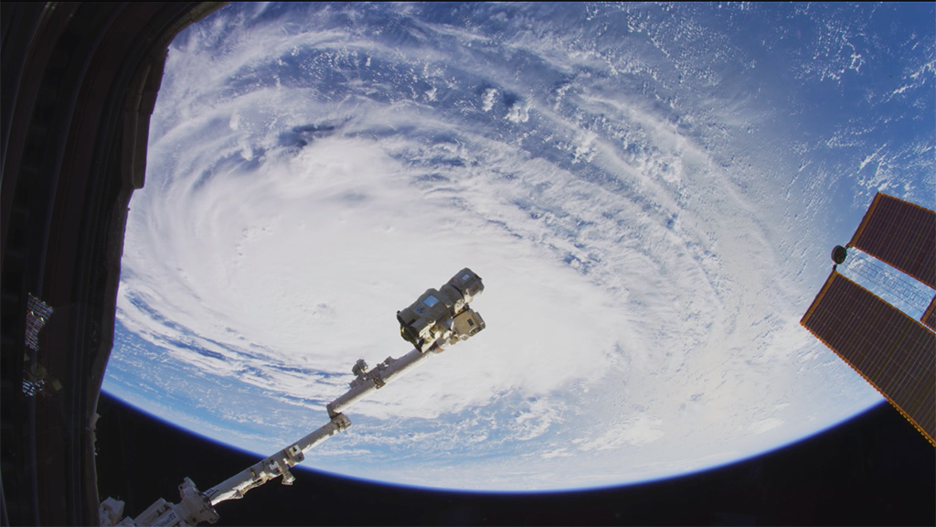 8K video from the International Space Station, shot on a RED Helium camera. Courtesy NASA and ESA.