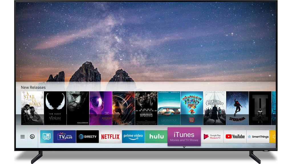 Samsung television with iTunes support