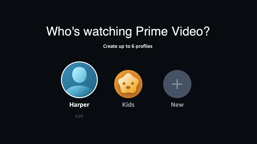 Amazon Prime Video profiles