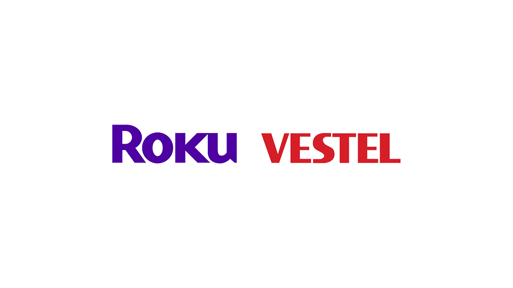 Roku and Vestel logos