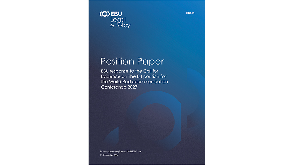 EBU Position Paper